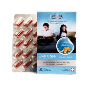 Забота о глазах с лютеином, зеаксантином и витамином D